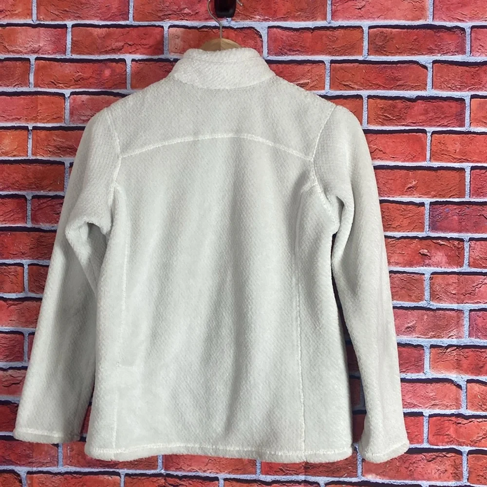 PATAGONIA Youth Re-Tool Snap-T PolarTec White Pullover Fleece 65585 Girl's Large